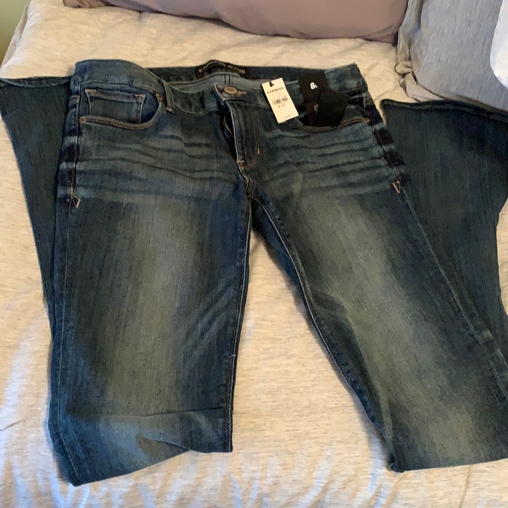 Express skyscraper low rise jeans NWT!